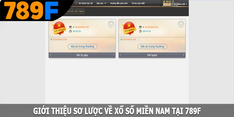 Giới thiệu sơ lược về xổ số miền Nam tại 789F