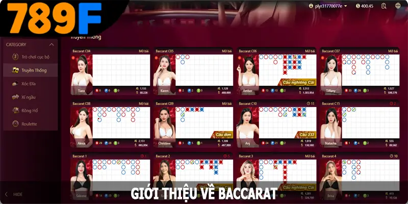 Giới thiệu về Baccarat tại 789F