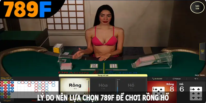 Lý do nên lựa chọn 789F để chơi rồng hổ