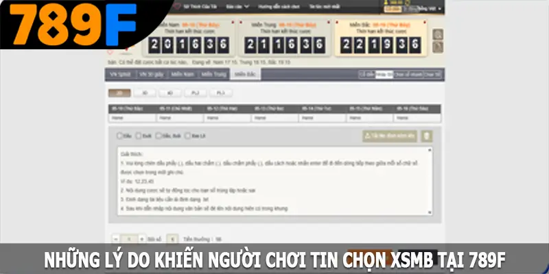 Những lý do khiến người chơi tin chọn XSMB tại 789F