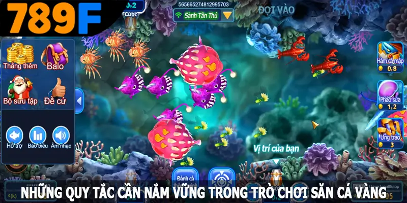 Những quy tắc cần nắm vững trong trò chơi săn cá vàng