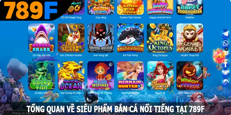 Tổng quan về siêu phẩm bắn cá nổi tiếng tại 789F